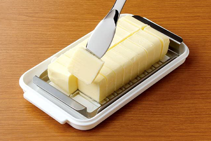 バターカッター付きバターケースの使い方