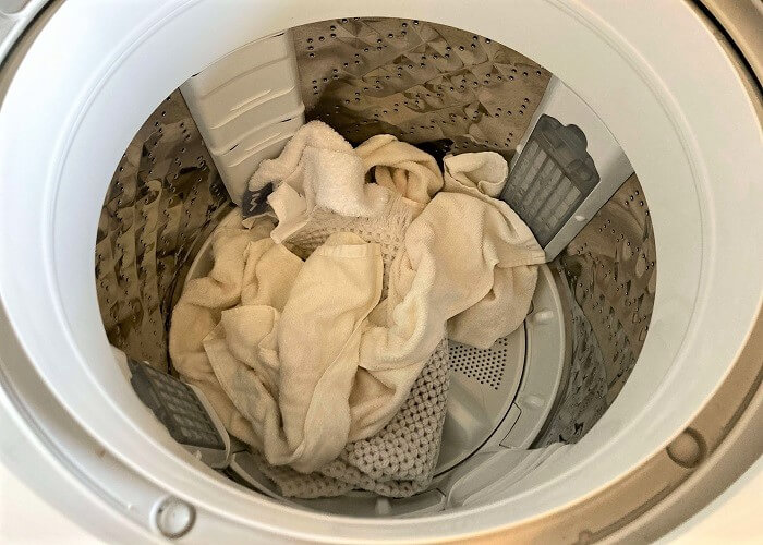 におうタオルを洗濯機で洗う