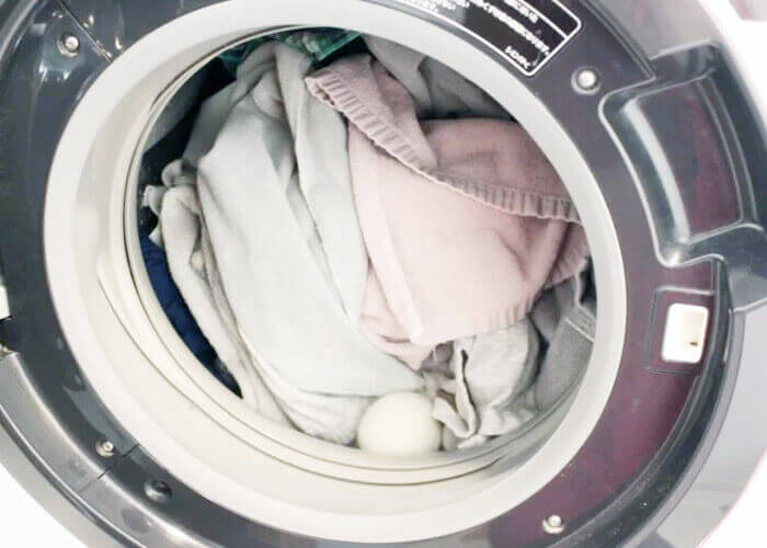 ドライヤーボールで洗濯物の乾燥時間を短縮