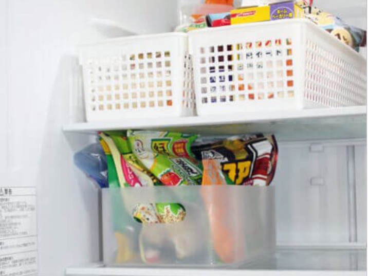 冷蔵庫の中の収納事例