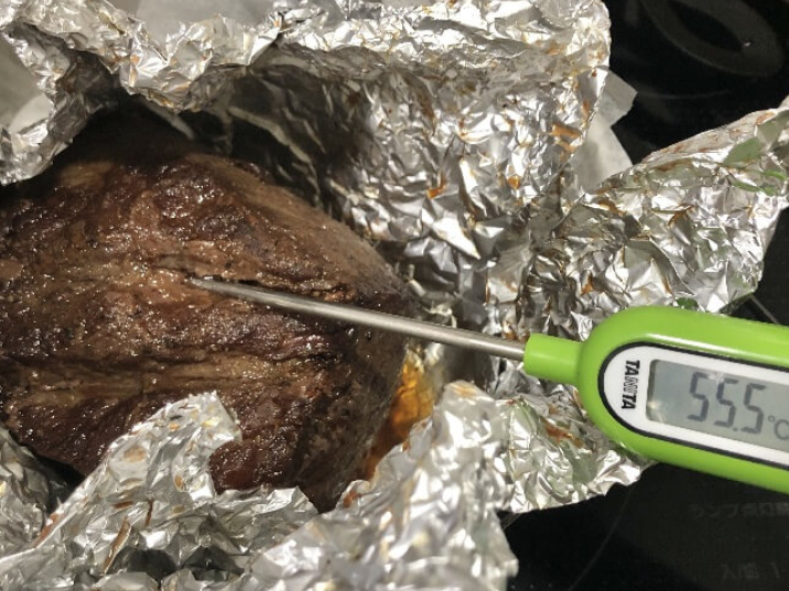 肉の深部の温度を測る