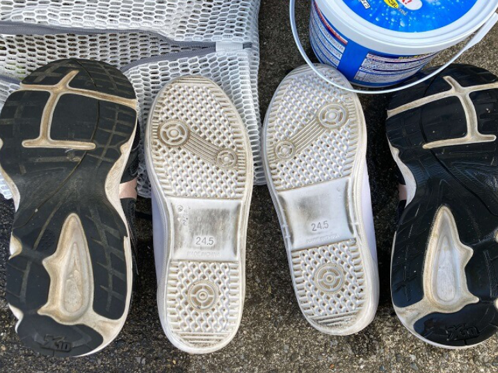 オキシクリーンで洗った靴