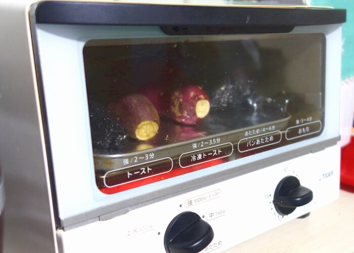 レンジやトースターで作る焼き芋