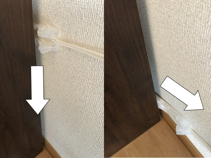 家具と壁・床の間の掃除方法