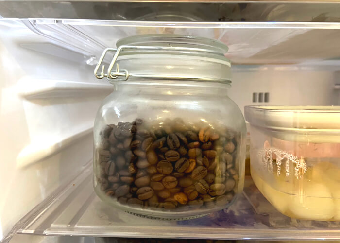コーヒー豆を冷蔵庫で保存する方法