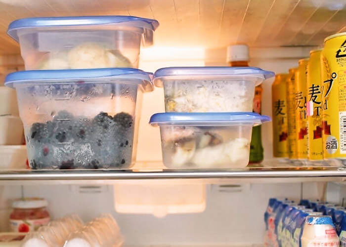 冷蔵庫の中がスッキリする保存容器