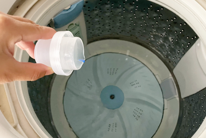 洗濯機でのエコバッグの洗い方「洗剤液を作る」