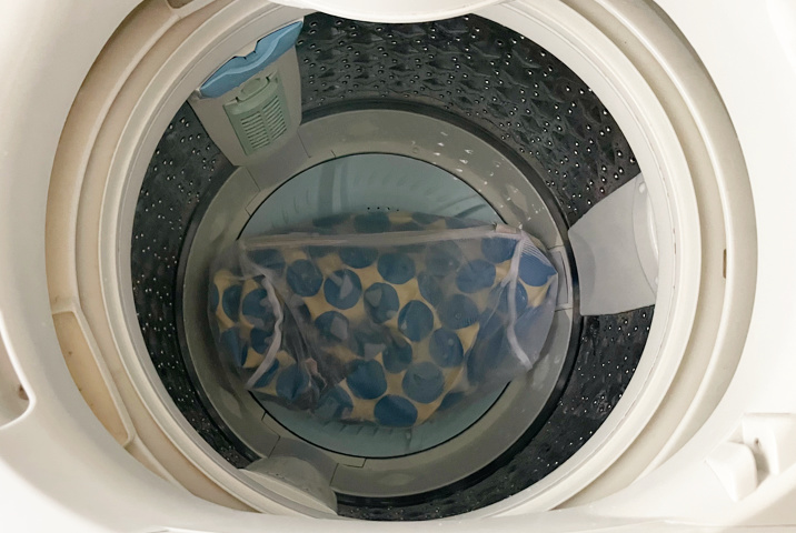 洗濯機でのエコバッグの洗い方「弱水流で洗う」