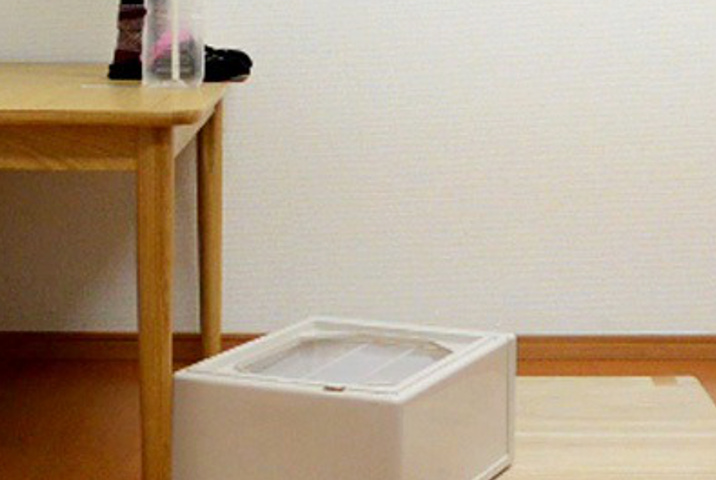衣装ケースの頑丈さを比較する実験「フィッツケースを落下させる」