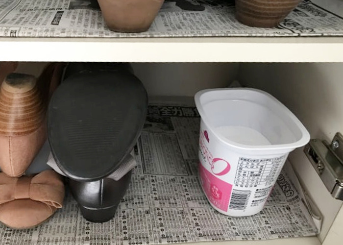 重曹の使い道「靴箱の消臭」